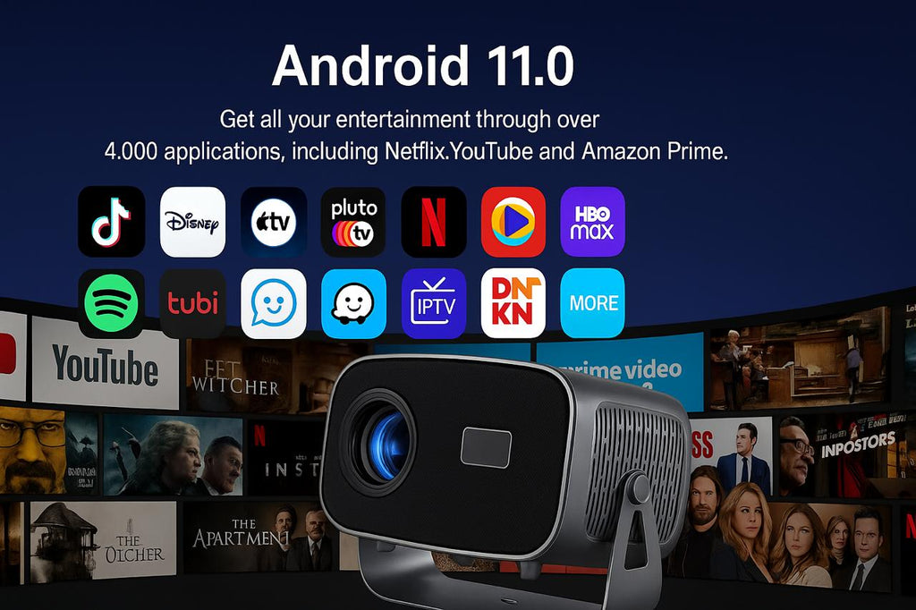 Misthree M3 4K Projector — Smart Android + 4K Support (Regular)